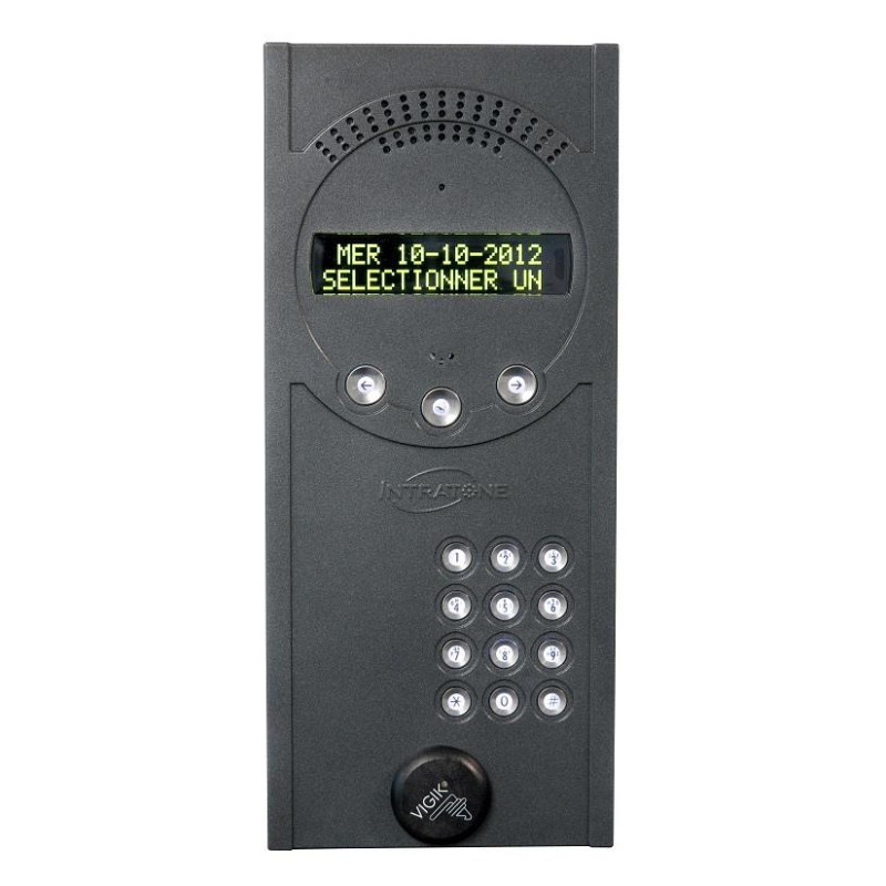 Interphone vidéo intratone 1 porte 100 noms