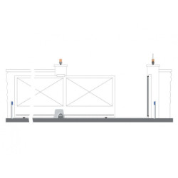 Kit SL544 GiBiDi pour portails coulissants jusqu’à 500 Kg