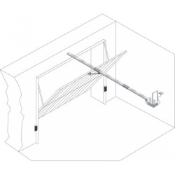 KIT TAIMEN T6 GiBiDi pour porte de garage sectionelle ou débordante jusqu’à 8 m².