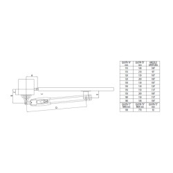 KIT électromécanique BRUSHLESS basse tension, usage intensif, avec codeur natif intégré, irréversible, pour portails battants à 