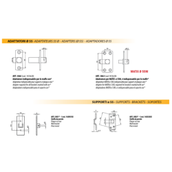 Moteur tubulaire filaire « MATIX 120M » ⌀ 55