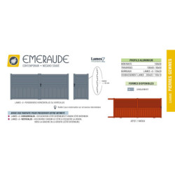 Portail Aluminium EMERAUDE Pierre Gemmes