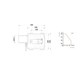 Kit de 2 moto-réducteurs ROGER TECHNOLOGY enterré pour portails battants SETR21/353