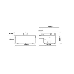 Kit d’automatismes pour portails battants Roger technology BR21/353