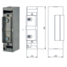 Gâche électrique universelle IZYX – 12/24 Volts – ESU900