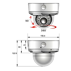 Caméra AHD  AHDB68B-2